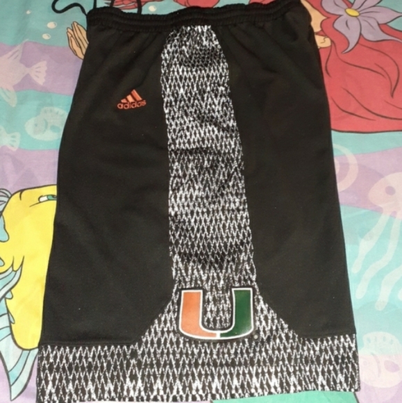 2015 Miami Hurricanes Basketball Jersey Shorts